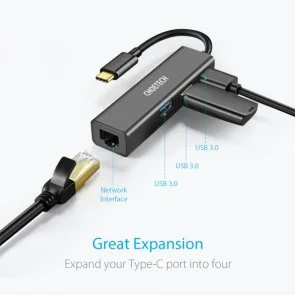 Фото: USB-хаб Choetech HUB-U02 4in1 (HUB-U02-BK) № 4 | KTC