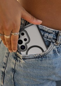 for Samsung S25 Ultra - HYBRID R with MagSafe Smoke