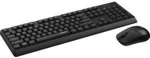 Фото: Комплект клавіатура+миша Rapoo X1500 Wireless Black (X1500S black) № 2 | KTC