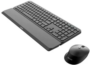 Фото: Комплект клавіатура+миша Philips SPT6607B/00 Wireless Black № 3 | KTC