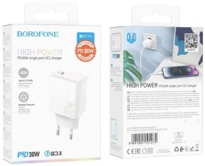 Зарядний пристрій BOROFONE BA77A 30W White (BA77AW)