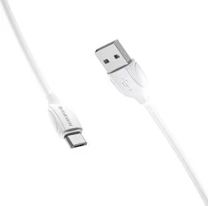 Фото: Кабель BOROFONE BX19 Benefit 2.4A AM / MicroUSB 1m White (BX19MW) № 2 | KTC
