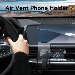 Фото: Кріплення для мобільного телефону Vention KCGB0 Car Phone Mount With Duckbill Clip Black № 4 | KTC