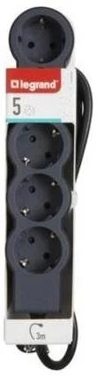 Фото: Мережевий фільтр Legrand 5/3m Black (694564) № 4 | KTC