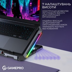 Підставка для ноутбука GamePro CP795 Black