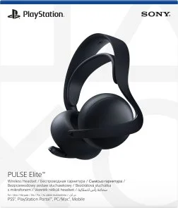 Фото: Гарнітура Sony PlayStation PULSE Elite Wireless Midnight Black (1000044483) № 2 | KTC