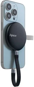 Фото: Зовнішній SSD-накопичувач Apacer Magnetic Portable AS725 512GB Black (AP512GAS725B-1) № 3 | KTC