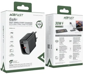 Фото: Зарядний пристрій Acefast A102 GaN 30W Black (6974316283287) № 5 | KTC