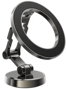 Фото: Кріплення для мобільного телефону Acefast D20 Magnetic Folding Holder Metal Gray (6974316282822) № 2 | KTC