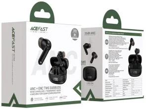 Фото: Навушники Acefast W1 Black (6974316283614) № 4 | KTC