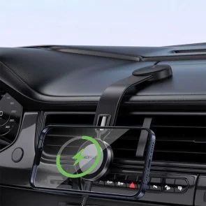Фото: Кріплення для мобільного телефону Acefast D37 Magnetic Wireless Black (6974316283546) № 8 | KTC