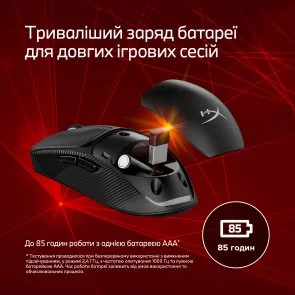 Фото: Миша HyperX Pulsefire Fuse Wireless/BT Black (A1KY6AA) № 15 | KTC