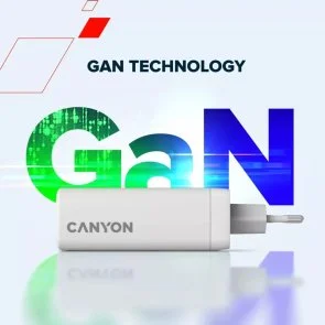 Фото: Зарядний пристрій Canyon OnCharge 140ACC QC PD GaN 140W White (CNS-CUW140ACC) № 8 | KTC