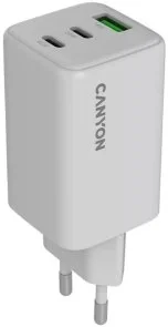 Фото: Зарядний пристрій Canyon CU65ACC GaN 65W White (CNS-CUW65ACC) № 3 | KTC