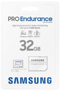 FLASH пам'ять Samsung Pro Endurance Class 10 UHS-I V30 U3 Micro SDXC 32GB White with adapter (MB-MJ32KA/EU)