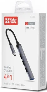 Фото: USB-хаб ColorWay USB-C 4in1 (CW-HUB04) № 8 | KTC