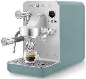 Фото: Ріжкова кавоварка Smeg Espresso coffee machine Emerald Green (EMC02EGMEU) № 7 | KTC