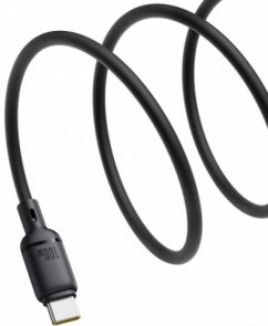 Кабель Baseus Silky Series 100W Type-C / Type-C 1m Black (P10377704113-00)