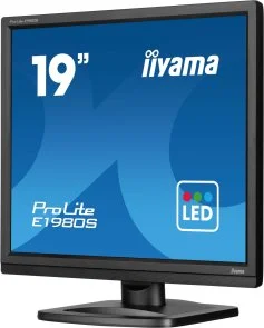 Фото: Монітор iiyama E1980S-B1 Black - 19" TN+Film / 1280×1024 / 75 Гц № 4 | KTC