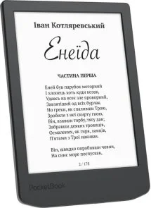 Фото: Електронна книга Pocketbook 619 Verse Lite Midnight Grey (PB619-T-CIS) № 3 | KTC