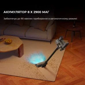 Фото: Ручний бездротовий пилосос Dreame R20 Aqua (VTV21A) № 7 | KTC