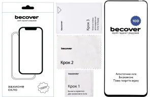 Фото: Захисне скло BeCover 10D for Tecno Spark 30C 4G/5G - Black (712725) № 2 | KTC