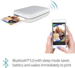Фото: Фотопринтер HP Sprocket Portable Instant Photo Printer 2x3Inch White (HPISPW) № 4 | KTC