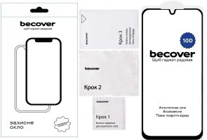 Фото: Захисне скло BeCover 10D for Samsung A26 A266 - Black (712888) № 3 | KTC