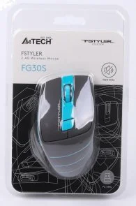 Фото: Миша A4tech FG30S Silent Black/Blue (FG30S Blue) № 8 | KTC