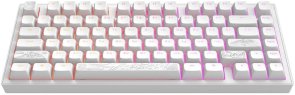 Клавіатура Dark Project ALU81 Terra Nostra PBT Mech. g3ms Moonstone USB White (DPKB_NOSTRA_81_ANSI_WHITE_UA)