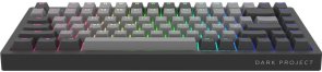 Клавіатура Dark Project KD83A PBT Mech. Gateron Cap Teal ENG/UA/RU Black/Gray (KB-GCT-871-100004)