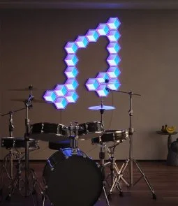 Фото: Настінний світильник Govee H606A Glide Hexagon Light RGBIC Wi-Fi/BT 7pcs White (H606AC81) № 6 | KTC