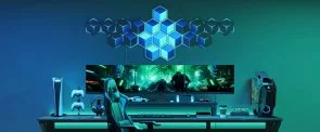 Фото: Настінний світильник Govee H606A Glide Hexagon Light RGBIC Wi-Fi/BT 7pcs White (H606AC81) № 12 | KTC