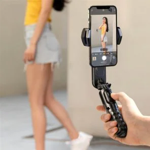 Фото: Стедікам RTAKO Q09 Mini Electric Gimbal Stabilizer with AR Detach Black (6975068272314) № 9 | KTC