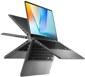 Фото: Ноутбук ASUS Vivobook 16 Flip TP3607AA-SI044X Matte Gray - 16" OLED 60 Гц / Intel Core Ultra 9 / 386H / DDR5 32 ГБ / PCI-E SSD 1 ТБ / Intel Graphics № 5 | KTC