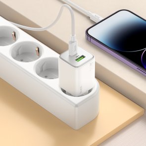 Зарядний пристрій Hoco N41 Almighty 20W White (6942007617031)