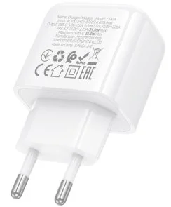 Фото: Зарядний пристрій Hoco CS53A Surplus PD 25W White (6942007631488) № 6 | KTC