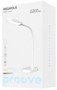 Настільна лампа Proove Megapolis 2200 mAh white