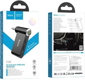 Bluetooth-ресивер Hoco E58 Magic Black (6931474748768)