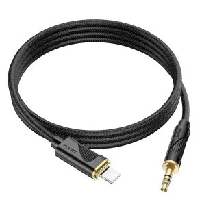 Фото: Перехідник Hoco UPA30 Lightning M / Jack 3.5mm 1m Black (6942007625494) № 2 | KTC