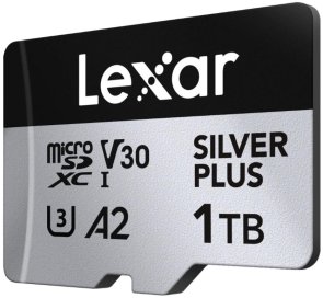  FLASH пам'ять Lexar Professional Silver Plus UHS-I A2 V30 Micro SDXC 1TB (LMSSIPL001T-BNANG)