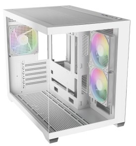 Корпус Gamdias Aura GC10M WH ARGB White with window (4711514502312)
