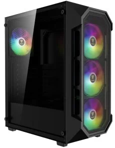 Фото: Корпус Gamdias Aura GC1 Elite ARGB Black with window (4711514500592) № 3 | KTC