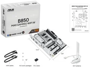 Фото: Материнська плата ASUS B850 MAX GAMING WIFI W № 3 | KTC