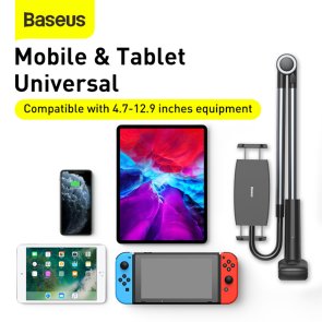 Універсальний тримач Baseus Otaku Life Rotary Adjustment Lazy Polder Pro Grey (LUZQ000013)
