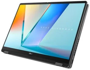 Фото: Ноутбук ASUS Vivobook 14 Flip TP3407AA-SG061X Matte Gray - 14" OLED 60 Гц / Intel Core Ultra 9 / 386H / DDR5 32 ГБ / PCI-E SSD 1 ТБ / Intel Graphics № 4 | KTC