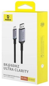 Кабель USB (Type-C) to DP, 2м, Baseus High Definition Series, Black
