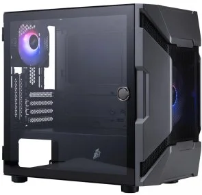 Фото: Корпус 1stPlayer D3-A-BK-1F7-14-1F7 Black with window № 4 | KTC