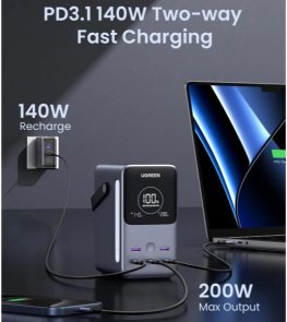  Батарея універсальна UGREEN PB770 48000mAh 300W (25286)