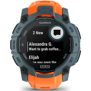 Смарт годинник Garmin Instinct 3 - 50 mm Solar Twilight with Solstice Band (010-02935-01)
